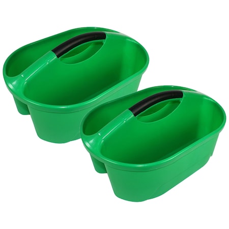 Romanoff Classroom Caddy, Green, 2PK 25605